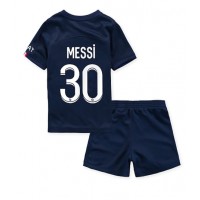Fotbalové Dres Paris Saint-Germain Lionel Messi #30 Dětské Domácí 2022-23 Krátký Rukáv (+ trenýrky)